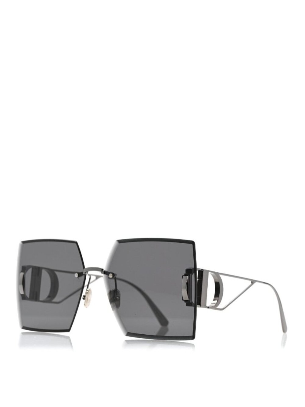CHRISTIAN DIOR Square 30 Montaigne S7U Sunglasses BLACK